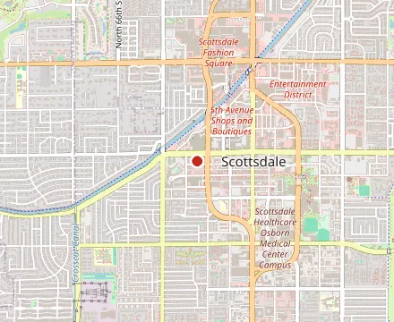 Map showing Cafe Monarch