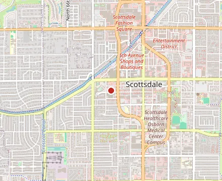 Map showing Craft 64 - Scottsdale